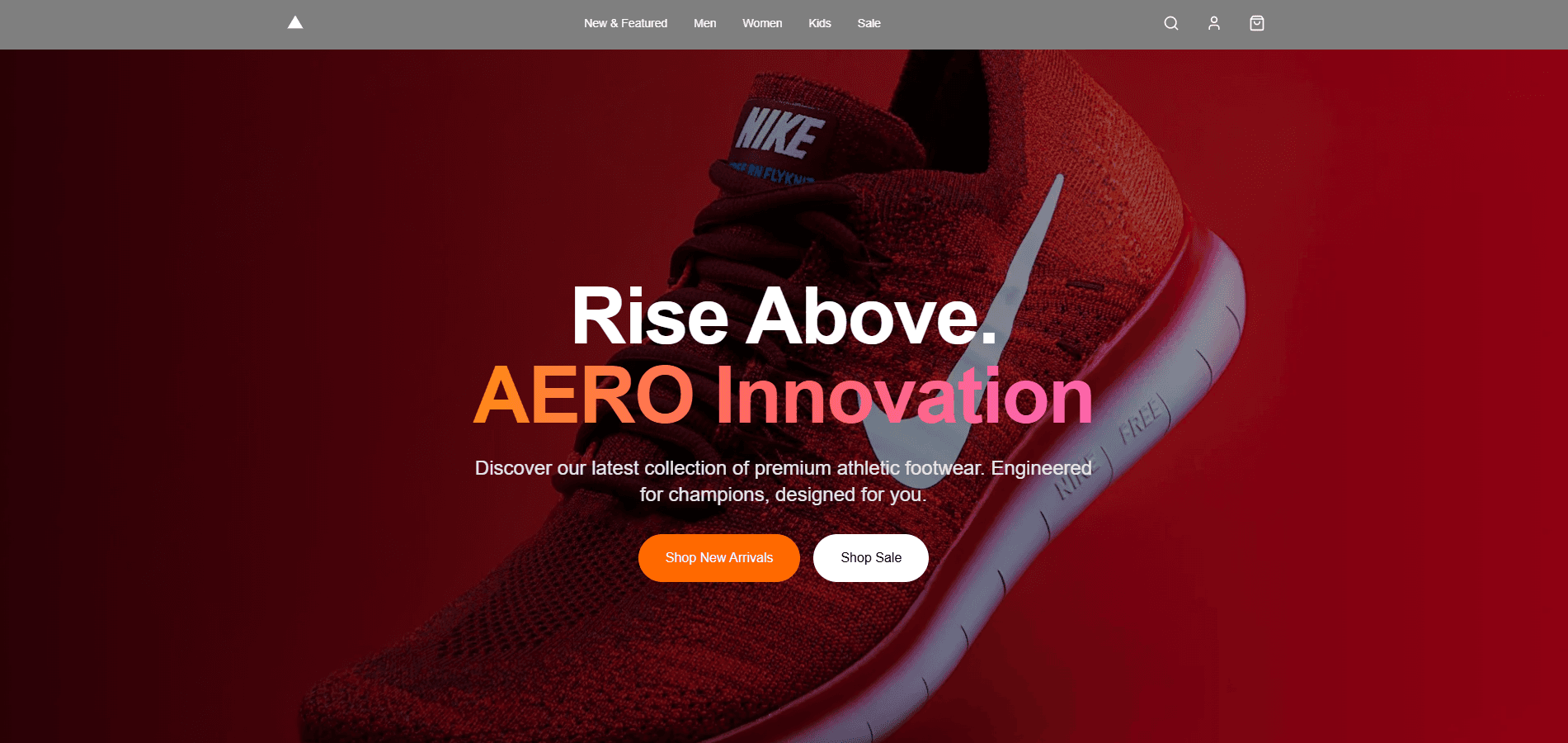 E-commerce Store Template - Template Preview